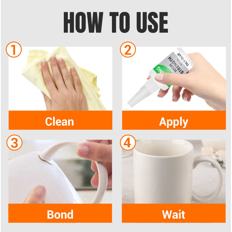 Welding High-Strength Oily Glue