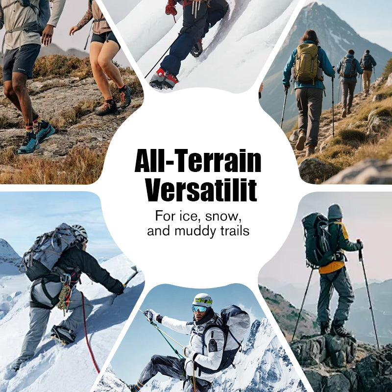 Durable Anti-Slip Ice Cleats Set for Shoes