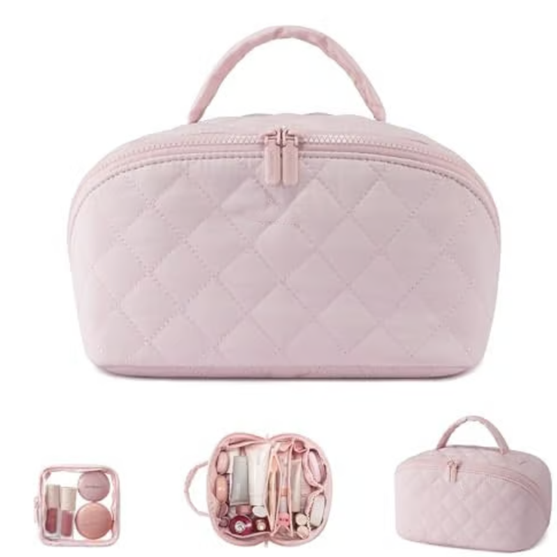 💜LAST DAY PROMOTION - 50%OFF💜Large Capacity Portable Makeup Bag with Handle