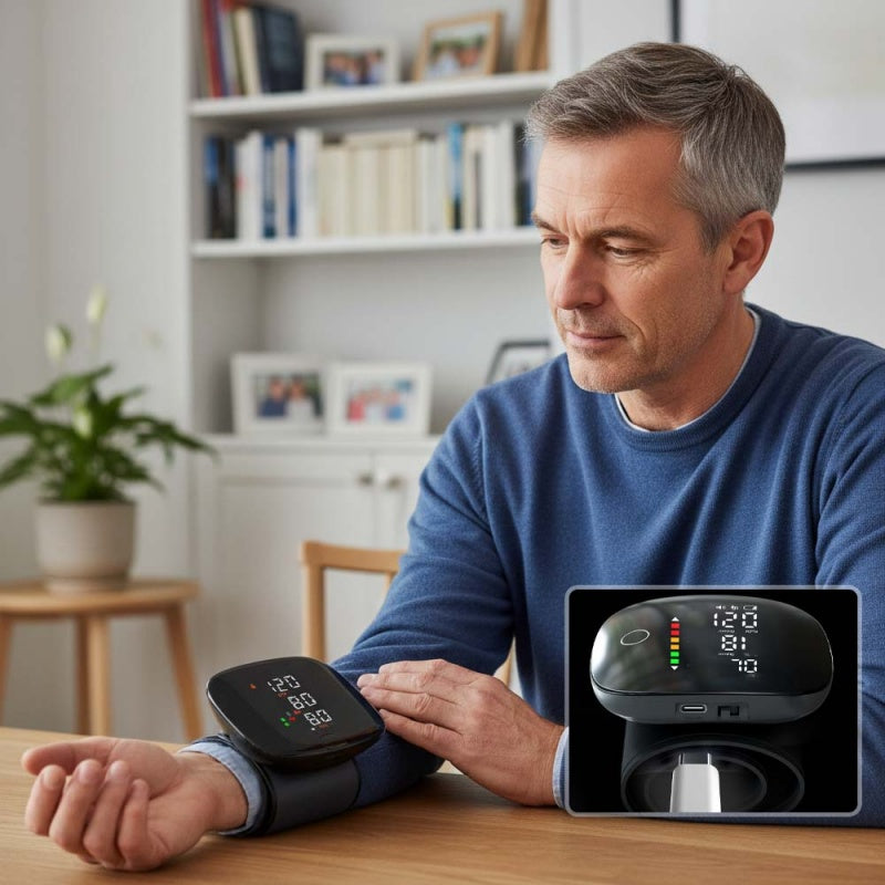 ✨Portable and Accurate Wrist Blood Pressure Monitor✨