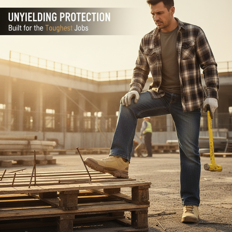 🎄Christmas promotion Men's Puncture-Proof Safety Work Shoes