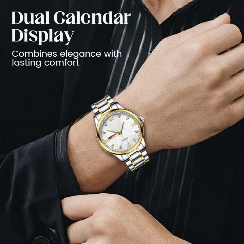 🔥Christmas Limited-Time Offer: 50% OFF!!!🔥Men's Two-Tone Waterproof Luminous Watch