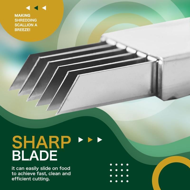 🔥 Buy 1, get 1 free! 7-blade shallot knife – chop onions, peppers, and vegetables in seconds! 🔪✨