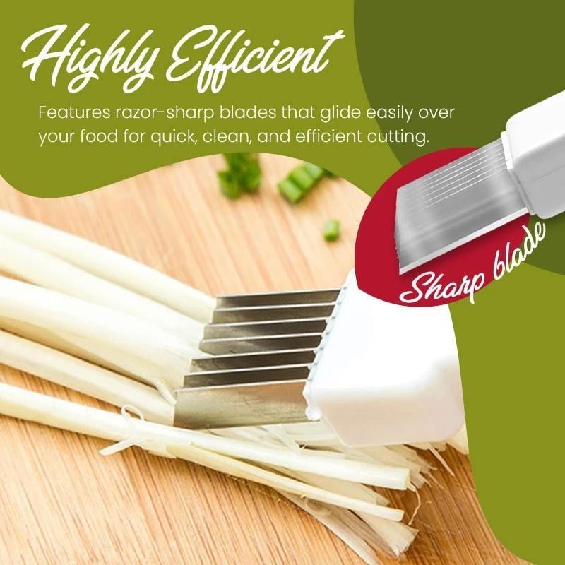 🔥 Buy 1, get 1 free! 7-blade shallot knife – chop onions, peppers, and vegetables in seconds! 🔪✨