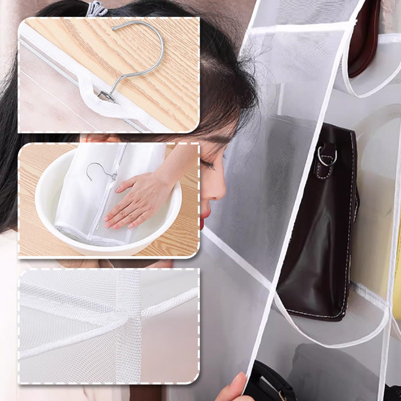 🎄Christmas promotion 50% OFF🔥Hanging Handbag Dust-Proof Organizer with 6/8 Large Pockets