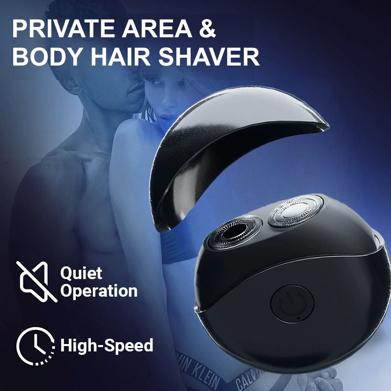 🎉 50% OFF! ✨ Portable multifunctional electric shaver – Dual ring blades, IPX4 waterproof and compact UFO design 🪒⚡