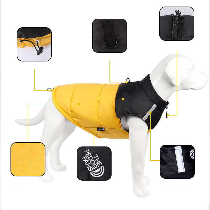 🐶 Waterproof Dog Winter Coat | Christmas Sale 53% OFF | Windproof Warm Lining, Reflective & Adjustable | Perfect Gift for Furry Friends in Cold Weather 🎄✨