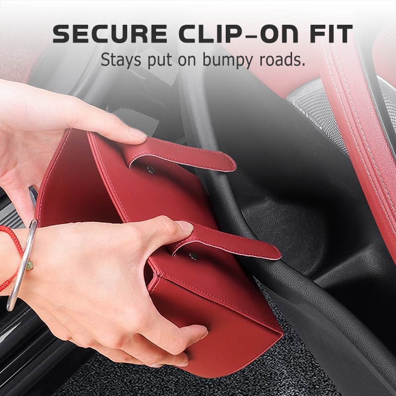 🥳2026 HOT SALE🥳💞50K+ SOLD!🚗🧺 66% OFF! Leather Car Door Cup Holder – Wide‑mouth opening, easy reach for drinks & phone. Clip‑on secure fit. PU leather, tough & stylish. 🛡️✨