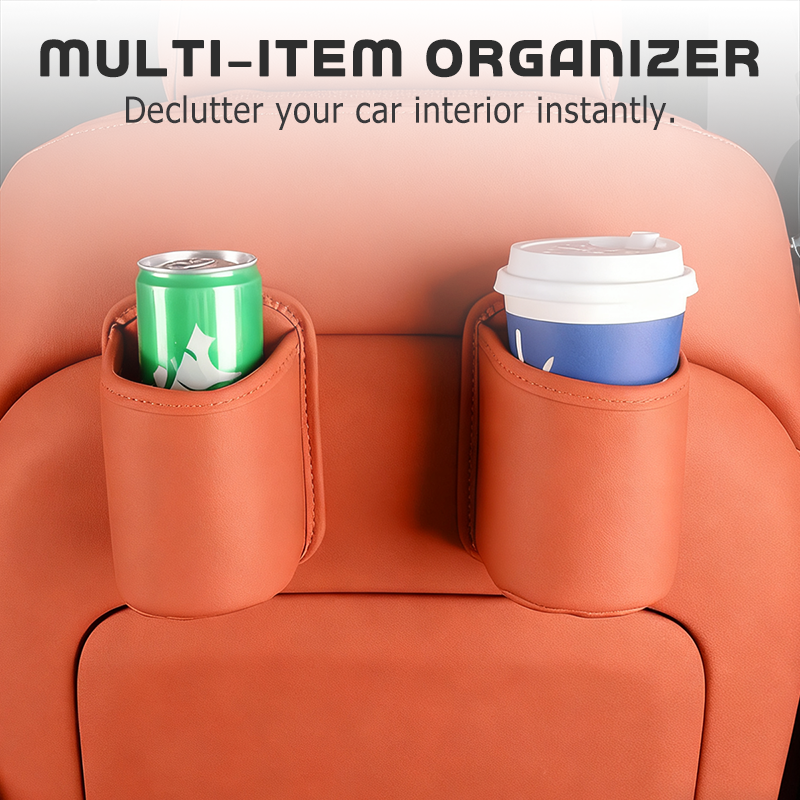 🥳2026 HOT SALE🥳💞50K+ SOLD!🚗🧺 66% OFF! Leather Car Door Cup Holder – Wide‑mouth opening, easy reach for drinks & phone. Clip‑on secure fit. PU leather, tough & stylish. 🛡️✨
