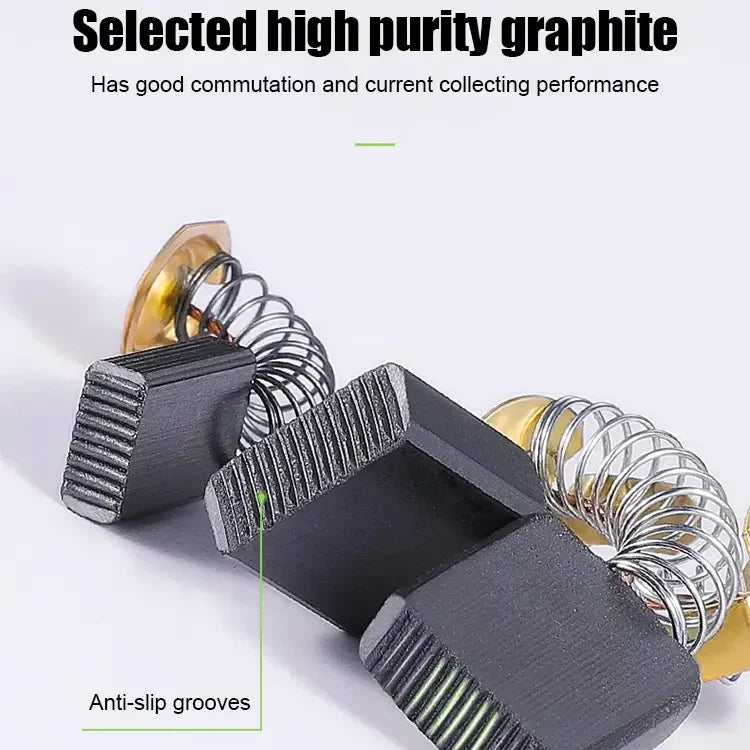 🔧 60% OFF NOW! ⚙️ Carbon Brush Set for Electric Tools – Universal Replacement, Extends Tool Life & Ensures Stable Performance ✨📦