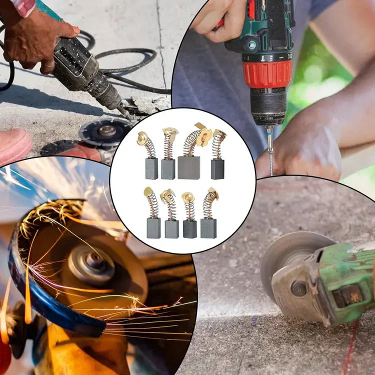 🔧 60% OFF NOW! ⚙️ Carbon Brush Set for Electric Tools – Universal Replacement, Extends Tool Life & Ensures Stable Performance ✨📦