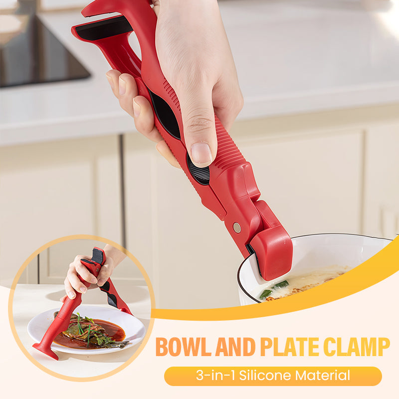 🎅Christmas promotion 50% OFF🎁3-in-1 Silicone Bowl and Plate Clamp