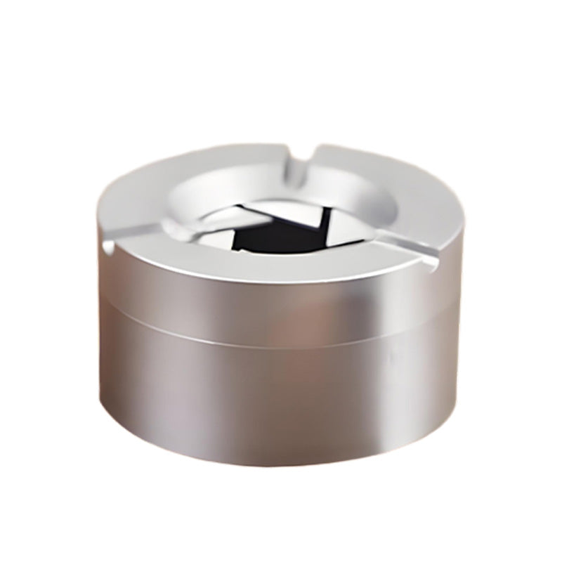 ✨✨ 360° Rotating-Seal Stainless Steel Ashtray - Now On Sale 🚬🚬 Odor-Tight & With Cigarette Holder for Car & Home