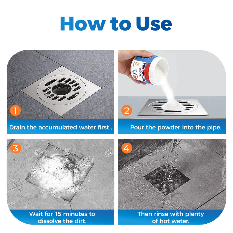 4-in-1 Powerful Pipe Unclogging Powder