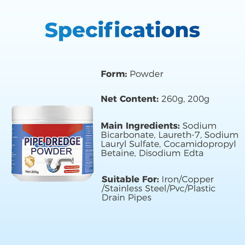 4-in-1 Powerful Pipe Unclogging Powder