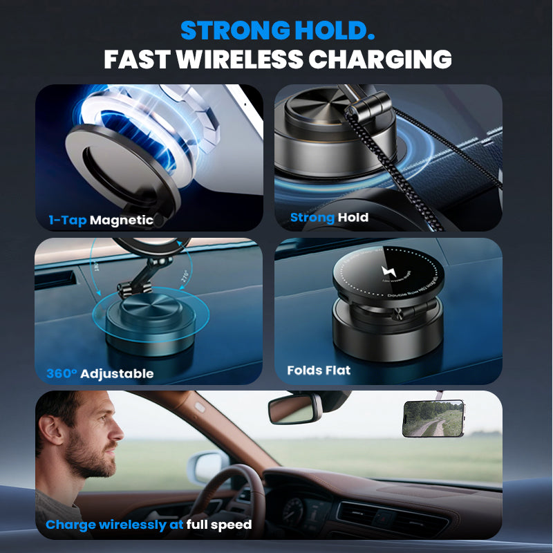 Wireless Fast Charging Magnetic Phone Holder