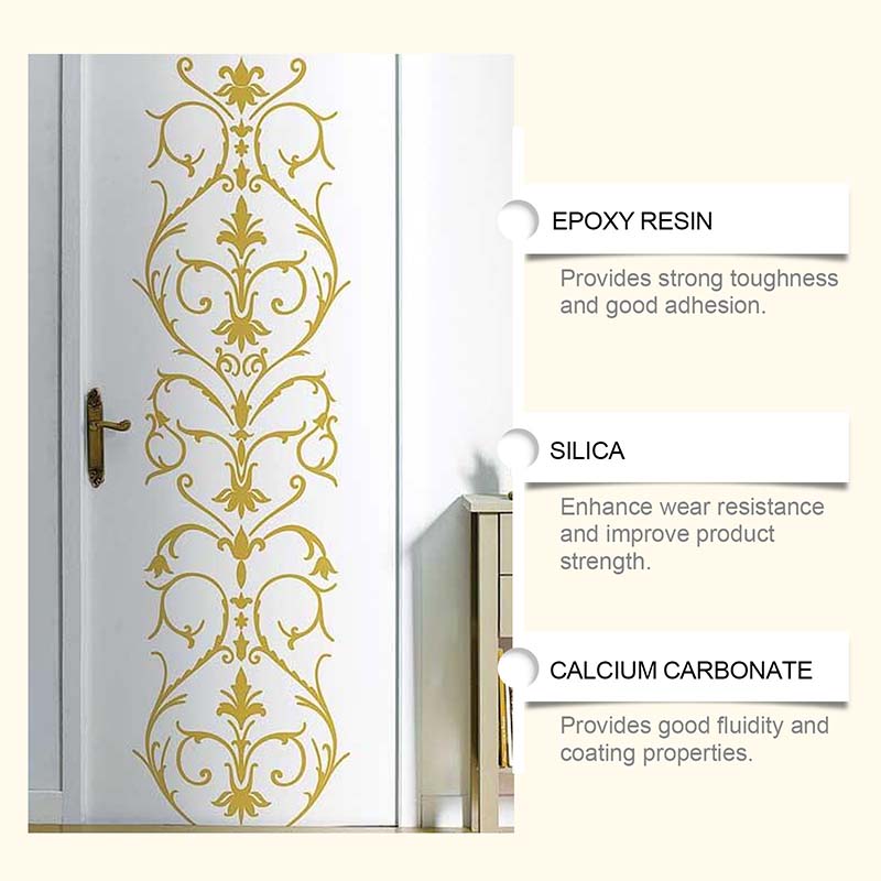 Water-Based Weather-Resistant Gold Paint