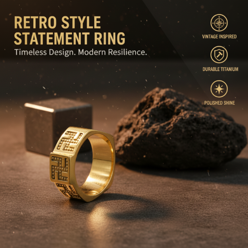 🔥2026 New Arrivals: 66% Off for a Limited Time!🔥Retro Style Statement Ring