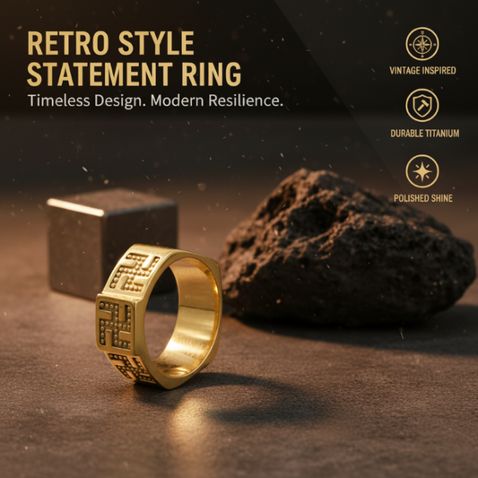 🔥2026 New Arrivals: 66% Off for a Limited Time!🔥Retro Style Statement Ring