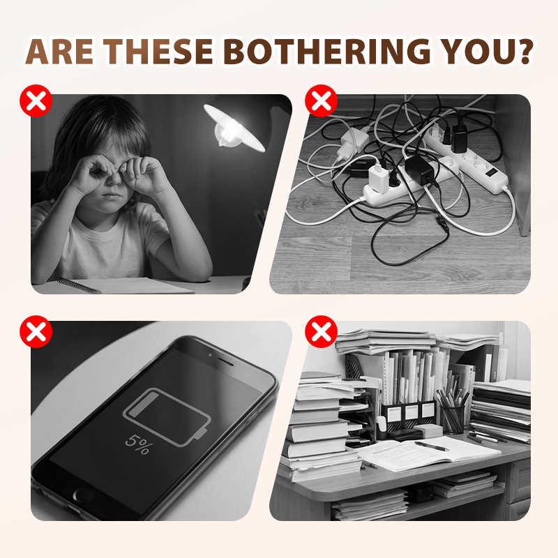 🎅Christmas sale 50% OFF🌟Value Bunle: Basketball Hoop LED Desk Lamp with Wireless Charger + Cable