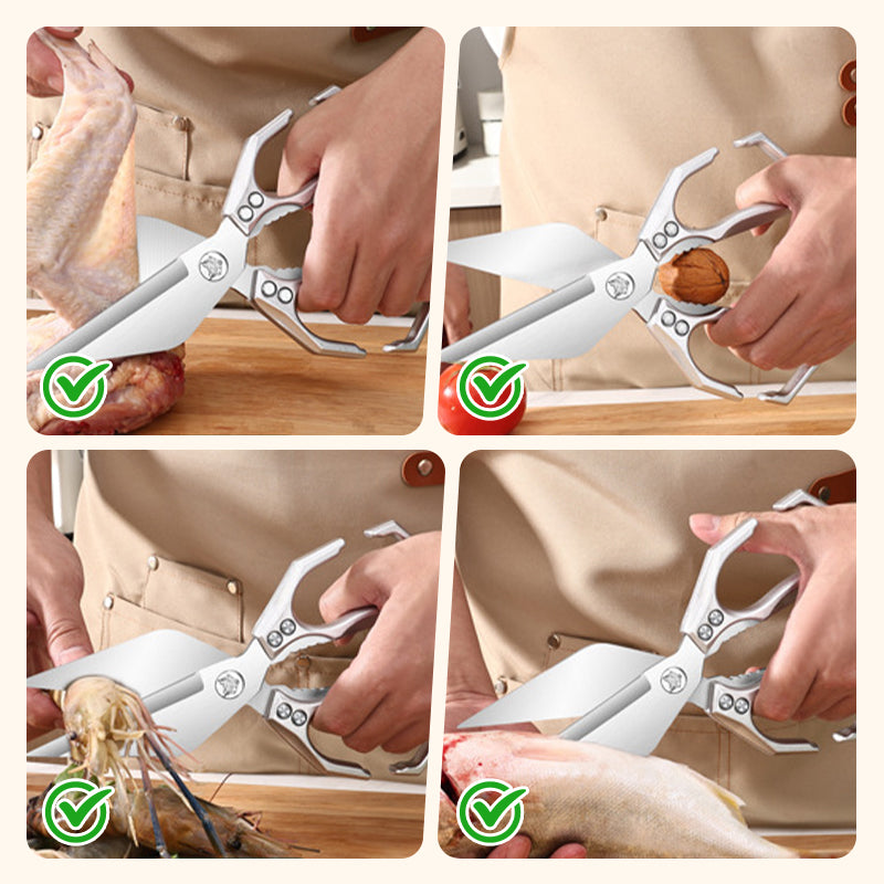 ✂️ The Kitchen Powerhouse: Heavy-Duty Multi-Tool Shears🔪