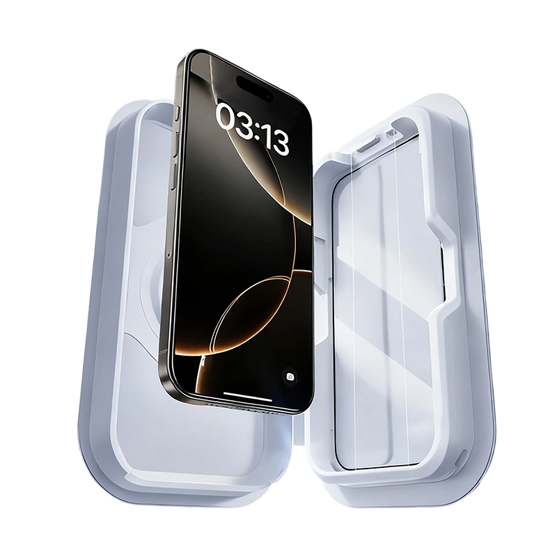 Made in Germany|Crystal Shield Tempered Glass |Full Coverage HD & Anti-Peeping iPhone Screen Protector