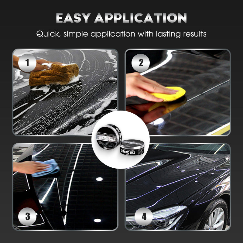 🚗 BUY 2 GET 1 FREE! ✨ 2-in-1 Titanium Ceramic Car Wax – Polishes, Protects & Long-Lasting Shine 🔥