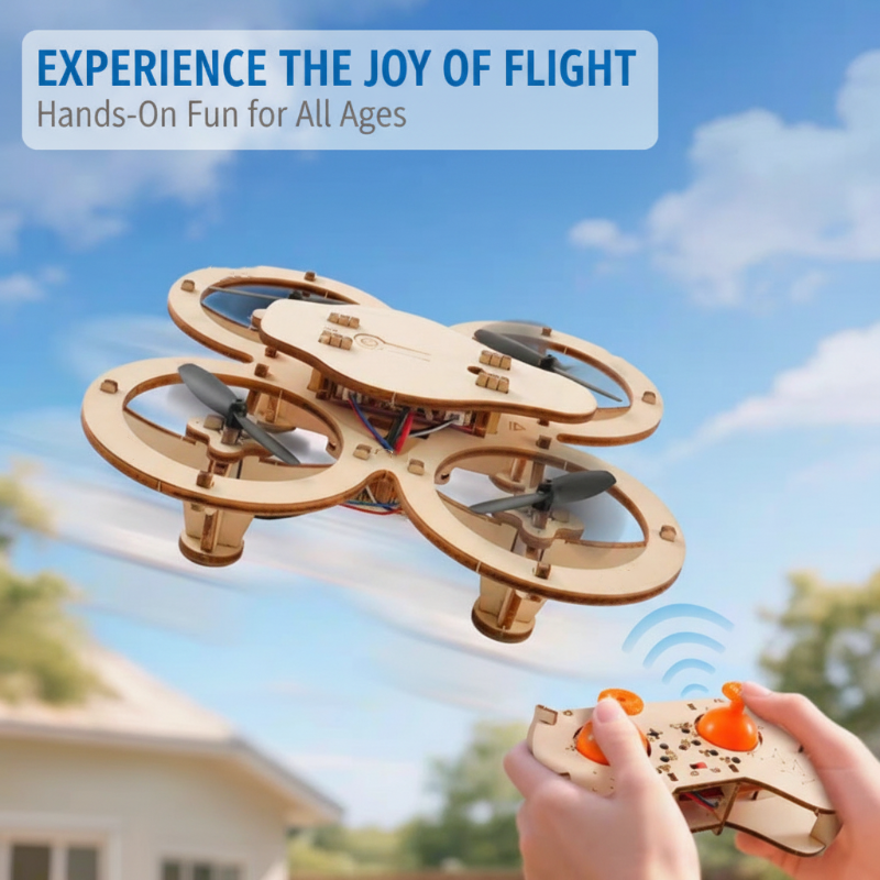 Kids DIY Wooden Drone Building Kit
