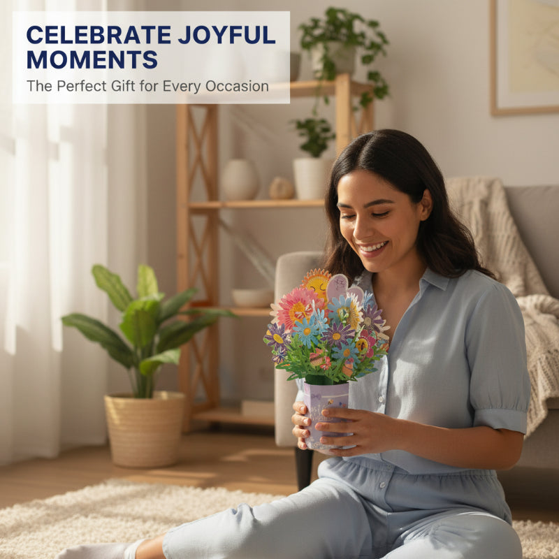 💝 Valentine's Day Special Offer 💝3D Pop-Up Bouquet Greeting Card