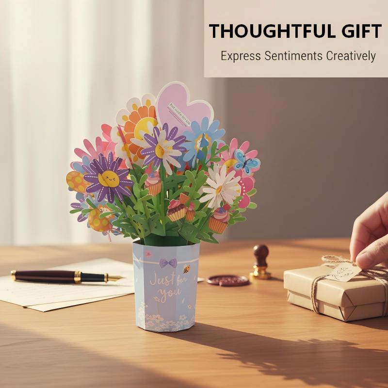 💝 Valentine's Day Special Offer 💝3D Pop-Up Bouquet Greeting Card