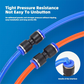 👜 50% OFF NOW! 📱1/4 Inch Pneumatic Push-to-Connect Air Hose Fittings Kit ⚡🔧