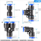 👜 50% OFF NOW! 📱1/4 Inch Pneumatic Push-to-Connect Air Hose Fittings Kit ⚡🔧