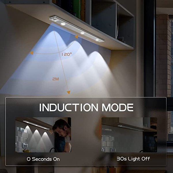 💡Promotion 50% OFF - 💡No Wiring Needed! Stick-On Motion Light for Dark Cabinets & Stairs