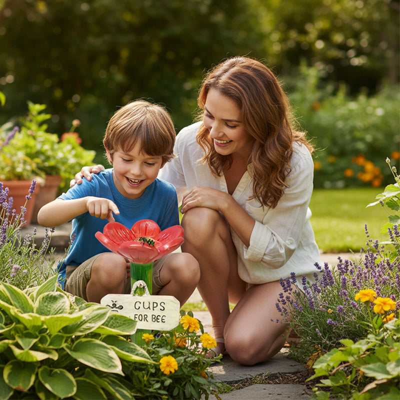 ⏳Limited-time 50% off🐝Flower-Shaped Bee Watering Station💧