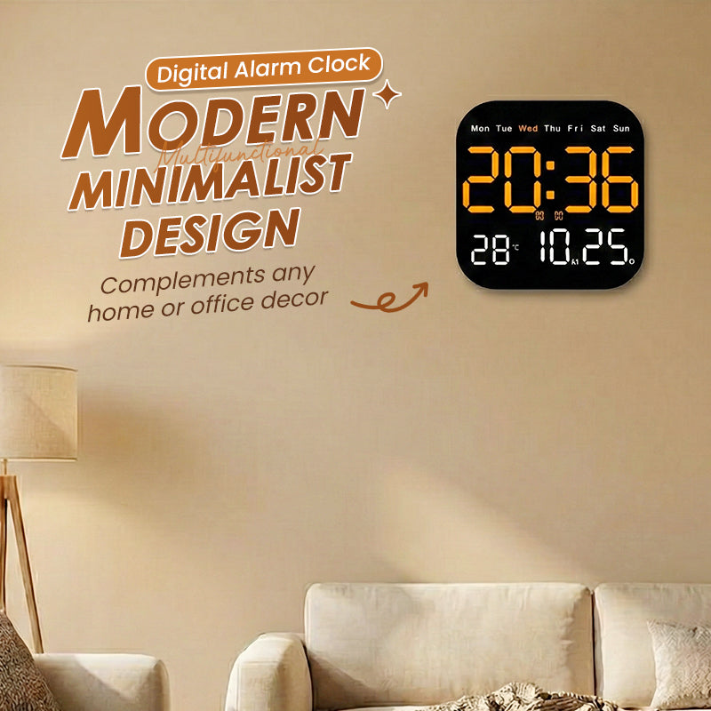 ⏰Modern Design | Multifunctional Digital Alarm Clock | Clear Display & Practical