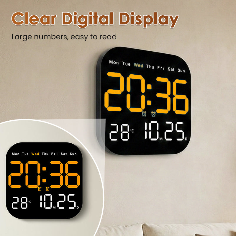 ⏰Modern Design | Multifunctional Digital Alarm Clock | Clear Display & Practical