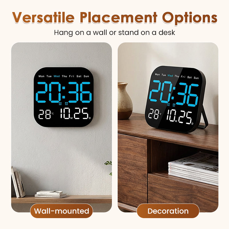 ⏰Modern Design | Multifunctional Digital Alarm Clock | Clear Display & Practical