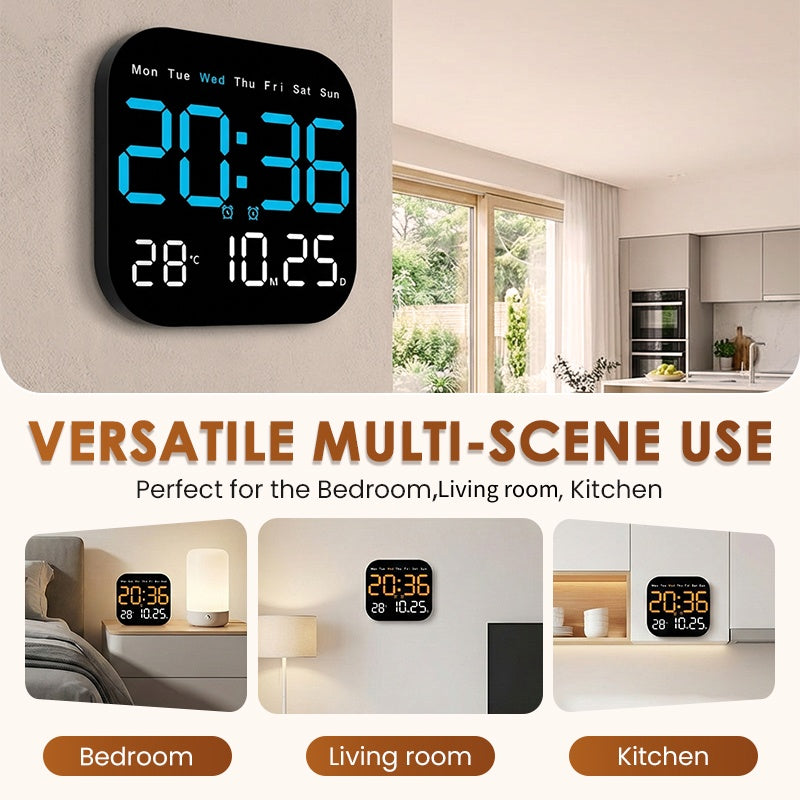 ⏰Modern Design | Multifunctional Digital Alarm Clock | Clear Display & Practical