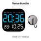 ⏰Modern Design | Multifunctional Digital Alarm Clock | Clear Display & Practical