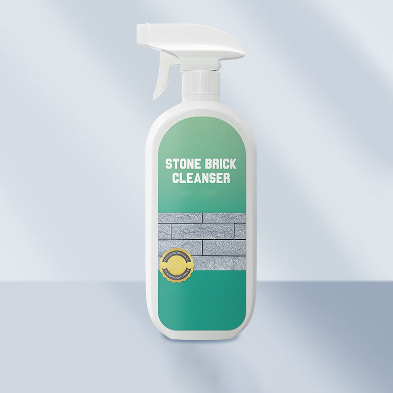 Stone & Brick Cleaner Spray: Dissolves Rust, Oil & Grime Instantly | Safe for Marble, Granite & Quartz | 500ml/1L