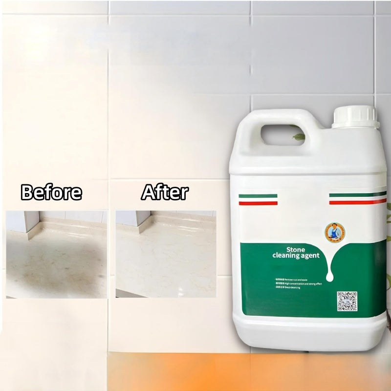 Stone & Brick Cleaner Spray: Dissolves Rust, Oil & Grime Instantly | Safe for Marble, Granite & Quartz | 500ml/1L