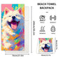 🥳2026 HOT SALE🥳LIMITED TIME 50% OFF!🏖️2-in-1 Printed Beach Towel Backpack