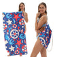 🥳2026 HOT SALE🥳LIMITED TIME 50% OFF!🏖️2-in-1 Printed Beach Towel Backpack