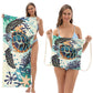 🥳2026 HOT SALE🥳LIMITED TIME 50% OFF!🏖️2-in-1 Printed Beach Towel Backpack