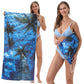 🥳2026 HOT SALE🥳LIMITED TIME 50% OFF!🏖️2-in-1 Printed Beach Towel Backpack