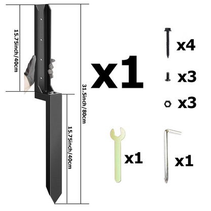 🥳HOT SALE 2026🥳Heavy-Duty Fence Post Repair Kit