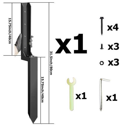 🥳HOT SALE 2026🥳Heavy-Duty Fence Post Repair Kit