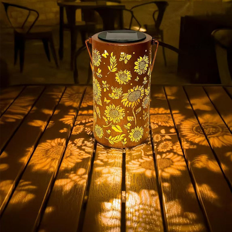 🔥HOT SALE 50% OFF-🌞Hanging Solar Shadow Lantern with Hollow Design