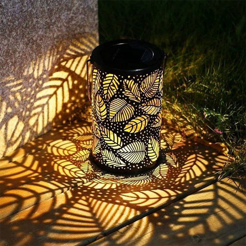 🔥HOT SALE 50% OFF-🌞Hanging Solar Shadow Lantern with Hollow Design