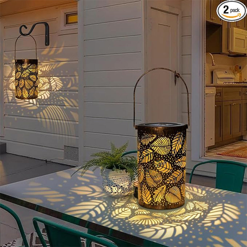 🔥HOT SALE 50% OFF-🌞Hanging Solar Shadow Lantern with Hollow Design